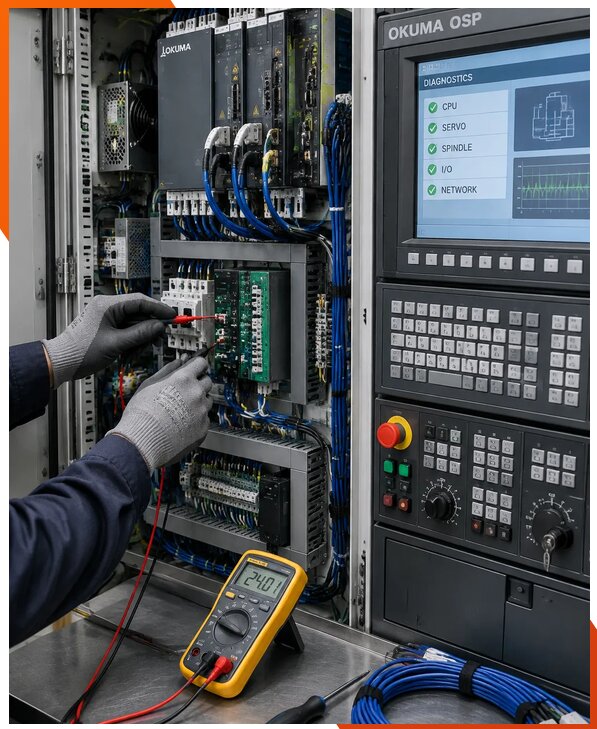 Ремонт систем ЧПУ Okuma OSP в Зеленокумске